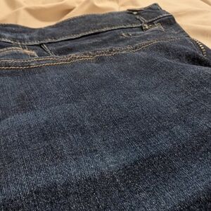 Dark Blue Denim Jean Shorts